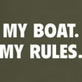 thumbnail image 3 of CafePress - My Boat. My Rules. Dark T Shirt - Men's Classic Graphic Cotton T-Shirt, 3 of 4