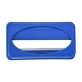 thumbnail image 3 of Alpine Industries 23 Gal. Blue Slim Drop Shot Trash Can Lid, 3 of 5