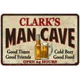 thumbnail image 1 of CLARK'S Man Cave Sign 12 x 18 Matte Finish Metal 112180011409, 1 of 1