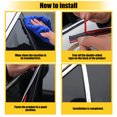 thumbnail image 6 of 3/4" Chrome Molding Trim Strip For Car Body Rear Door Side Roof Decoration, 6 of 7
