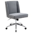 thumbnail image 2 of Vinsetto Mid Back Home Office Chair, Task Chair with Tilt, 360Â° Swivel, Padded Desk Chair with Adjustable Height, Grey, 2 of 9