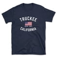thumbnail image 1 of Truckee California Patriot Men's Cotton T-Shirt, 1 of 1