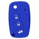 thumbnail image 1 of Riwesomey Funda de silicona para llave de coche, Protector de cubierta para llaves de vehículo, actualización automotriz Automoción decorativa y accesorios Azul oscuro, 1 of 6