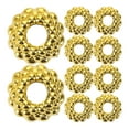 thumbnail image 4 of 100pcs Round Ornament Caps for Christmas Tree DIY Decorations Golden Replacement Hangers, 4 of 11
