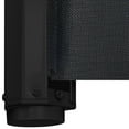 thumbnail image 5 of vidaXL Retractable Pet Gate Black 117.5x125 cm, 5 of 5