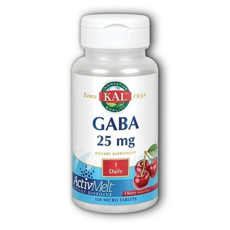 Kal GABA ActivMelt (25 mg Cherry) 120 Lozenge