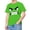 AB75 Green, variant on Tisuna Blue Cartoon Print Tshirts For Teen Kids Boys Girls Short Sleeve Crew Neck Pullover T Shirt Fashion Cute Youth Child Loose Fit Summer Tops Size 2-3 Years