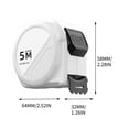 thumbnail image 3 of Stainless Steel Tape Measure, 5m/16Ft Retractable Measuring Tape Double Side Scale Handy Measurement Tape for Construction Household Woodworking, 3 of 9