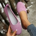 thumbnail image 7 of TOWED22 Women's Flats Pointed Toe Ballet Shoes Comfort Dress Shoes Mesh Knit Slip On Flats Shoes(Purple,7.5), 7 of 7