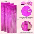 thumbnail image 3 of XIHAMA 3 Pack 3.3x8.2 Feet Gold Foil Fringe Backdrop Curtains, Tinsel Streamers Birthday Party Decorations, Fringe Backdrop for Graduation, Baby Shower, Gender Reveal, Disco Party, 3 of 7