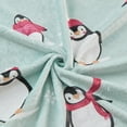thumbnail image 5 of Gogreen Christmas Fleece Throw Blankets for Couch & Bed - Lightweight Plush Cozy Fuzzy Soft Blankets and Throws for Sofa, Christmas Penguin, 50x60 Inches, 5 of 10