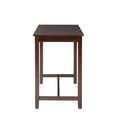 thumbnail image 4 of Linon Claridge Wood Bar Height Pub Table, 42" Tall, Brown Finish, 4 of 8