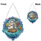 thumbnail image 5 of Kit de arte con diamantes imitación Cgtredaw 5D puntos pintura Velero en Forma Especial para Ventanas jardín, 5 of 9