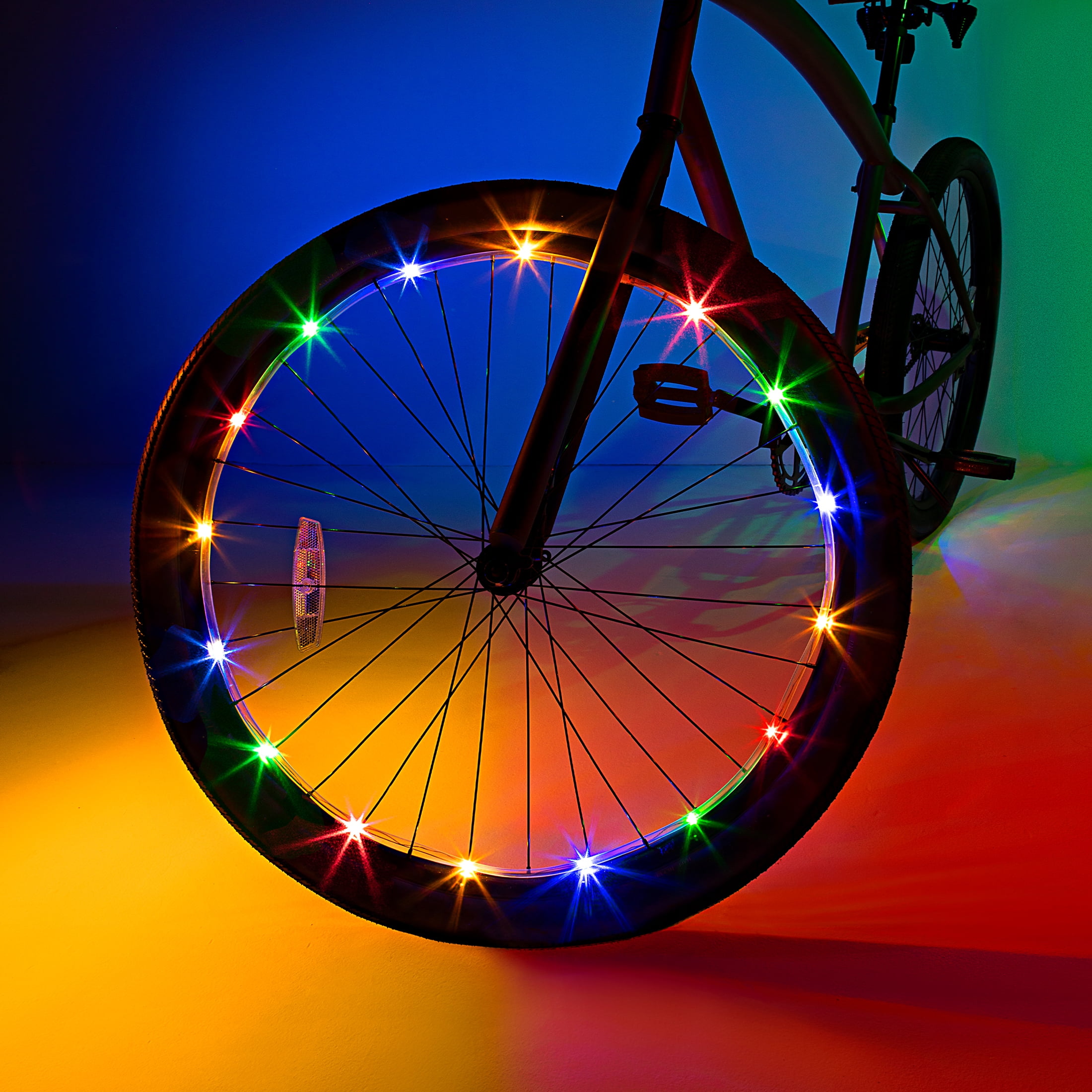 Led Bike Wheel Lights, Bright Colorful Bicycle Light Decoration Accessories