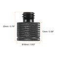 thumbnail image 2 of Micrófono Soporte Adaptador M8 Hembra x 3/8 Macho Cámara Tornillo Rosca Adaptador para Micrófono Trípode Soporte Negro, 2 of 6
