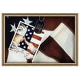 thumbnail image 5 of 6x8 Gold Shadowbox Frame - Interior Size 6x8 by 1 Inch - Made to Display Items Up To 1 Inch Deep, 5 of 8