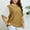 Yellow, variant on Tbopshirt Womens Tops,Women Casual T-shirt Plus Size Buttons Round Neck Short Sleeve Pullover Blouse Tops