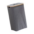 thumbnail image 4 of Rongfmy Large Laundry Basket Clothes Storage Basket Portable Laundry Hamper with Lid Gray, 4 of 9