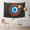 thumbnail image 2 of DouZhe Nazar Amulet Blue Eye Tapestry Wall Hanging Tapestries Dorm Room Home Decor, 60" x 40", 2 of 7