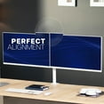 thumbnail image 6 of VIVO White Telescoping Dual 21" to 32" Monitor Mount, Heavy Duty Desk Stand, 6 of 9