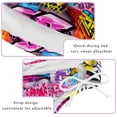 thumbnail image 3 of Graffiti Swimsuit Bikini Set with Detachable Sponge and Adjustable Strap, Two-Pack, for Beach and Pool Parties, 3 of 6