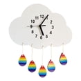 thumbnail image 2 of Reloj de pared BLESIY colgante en forma de gota de lluvia decoración del Dormitorio, 2 of 6