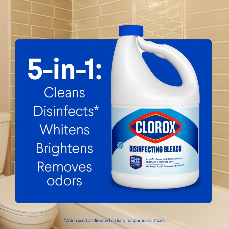 Clorox Disinfecting Liquid Bleach Cleaner, 121 fl oz photo 5
