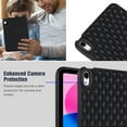 thumbnail image 7 of Allytech Case for iPad Air 11 Inch 2024, Slim Luxury Diamond Pattern [Camera Protection] Shockproof Soft TPU Back Case Compatible with Apple iPad Air 11 (2024) - Black, 7 of 7