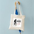 thumbnail image 4 of CafePress - Cat And Books 2 Tote Bag - Unisex Canvas Tote Bag, Beige, 1-Piece, 4 of 6