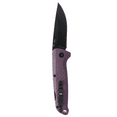 thumbnail image 2 of SOG Knives Adventurer LB Lockback 13-11-04-43 Purple GFN Black 5Cr15MoV Stainless Steel Pocket Knife, 2 of 2