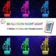 thumbnail image 3 of Decoraciones de cumpleaños, regalos arcanos Jinx para niñas, lámpara de ilusión 3D Jinx Lights para habitación infantil, 3 of 5