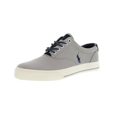 - Polo Ralph Lauren Men's Vaughn-Sk-Vlc Canvas/Tattersall New Glacier Ankle-High Canvas Fashion Sneaker - 8M