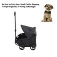 thumbnail image 3 of Foldable Pet , 4 Wheels with Canopy, Easy Assembly, for Small Dogs Cats, for Outdoor Adventures, Groceries, Shopping, Camping, 3 of 7