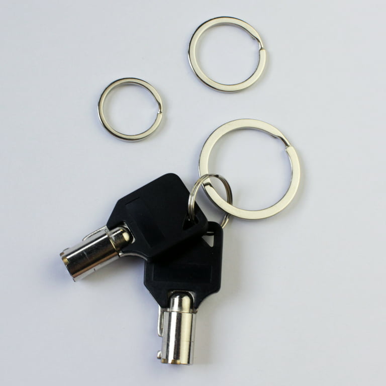 COHEALI 50pcs Jewelry DIY Chain Ring Keychain Ring Charm Metal Keychain  Ring Key Ring Parts Key Ring Chain Key Fob Metal Ring Metal Keychain Chain  to