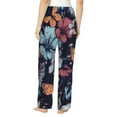 thumbnail image 3 of Junzan Flowers Ad Butterflies Women'S Pajama Pants Drawstring Comfy Sleep Bottoms With Pockets, 3 of 9
