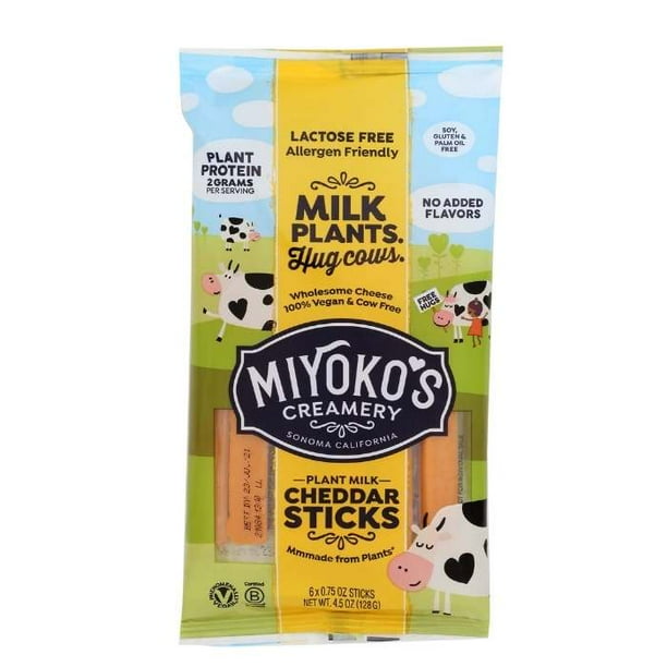 Miyoko's Vegan Cheddar Cheese Sticks, 4.5oz