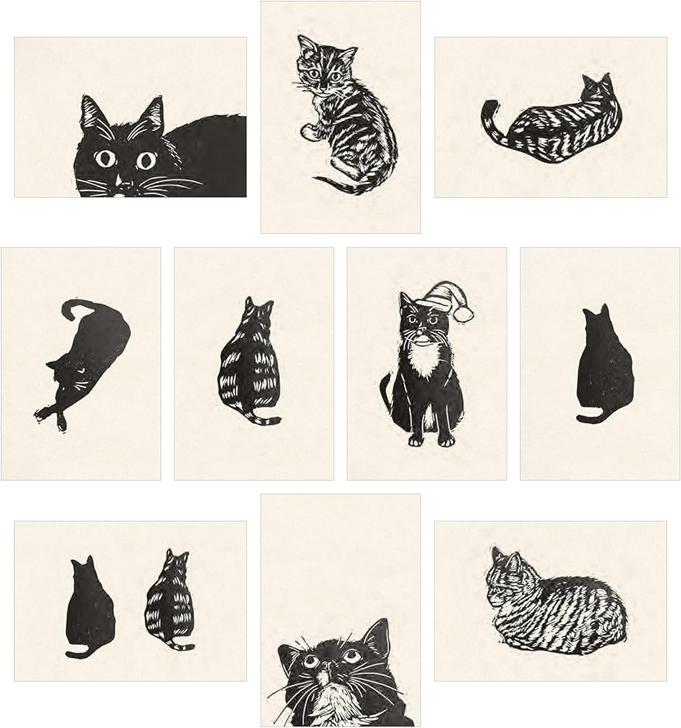 Cat Box: 100 Postcards by 10 Artists, (Hardcover) - Walmart.com