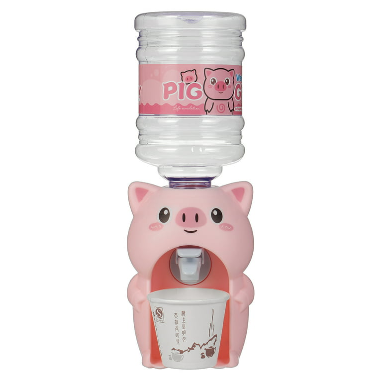 Bigsalestore Mini Water Dispenser for Kids Lovely Pig Water Machine Funny  Water Toy for Kids 
