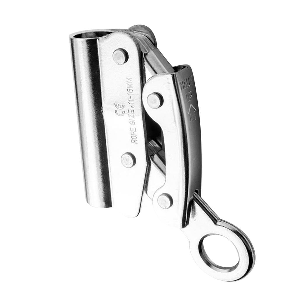 Nishiyuenyi Climbing Fall Protect Carabiner Rope Grab Ascender 11-16mm Rope Rappelling B 6KN