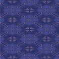 thumbnail image 1 of Ahgly Company Machine Washable Indoor Square Transitional Denim Dark Blue Area Rugs, 6' Square, 1 of 7