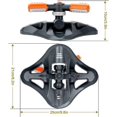 thumbnail image 3 of Aspersor de jardín, Aspersor de riego automático, Aspersor de césped automático giratorio de 360 °, Riego por aspersión de 3 brazos, Sistema de riego por aspersión, para césped Jardín Césped Kuyhfg Bienvenido a Kuyhfg, 3 of 5