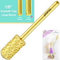 Pana Professional 1/8" Gold Smooth Top Large Barrel Carbide Bit - 4X Coarse