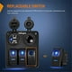 thumbnail image 1 of 5-Pin SPST Rocker Switch, 20A/12V 10A/24V Toggle Switch, Yacht Switch, 1 of 5
