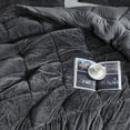 thumbnail image 5 of Coma Inducer Softy Smooth - ® Oversized Comforter - Bunny Black Queen Adult, 5 of 5