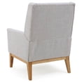 thumbnail image 3 of Mid Century Accent Chair in Beige, 3 of 4