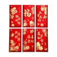 thumbnail image 4 of Sylvtty 6Pcs Red Envelopes Chinese Spring Festival Red Pocket Envelope 2025 Year of The Snake Lucky Money Envelopes for Lunar New Year, 4 of 7