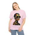 thumbnail image 4 of Unisex Heavy Cotton T-Shirt Rainbow Drawn Beautiful Woman 002, 4 of 5