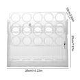 thumbnail image 2 of Yucurem 30 Grids Large Egg Storage Box Egg Case Holder Transparent with Handle Kitchen Storage (Clear), 2 of 9