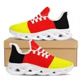 thumbnail image 1 of Zapatos de malla con estampado de bandera de Alemania para mujer, zapatillas ligeras con plataforma y cordones, zapatos deportivos para exteriores para mujer y niña, 1 of 6