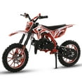 thumbnail image 2 of Seipouy 49cc Kids Dirt Bike - 2-Stroke Mini Motorcycle with Front and Rear Disc Brakes, Shock Absorption, Soft Seat Cushion & Off-Road Tires for Kids and Teens, 2 of 8